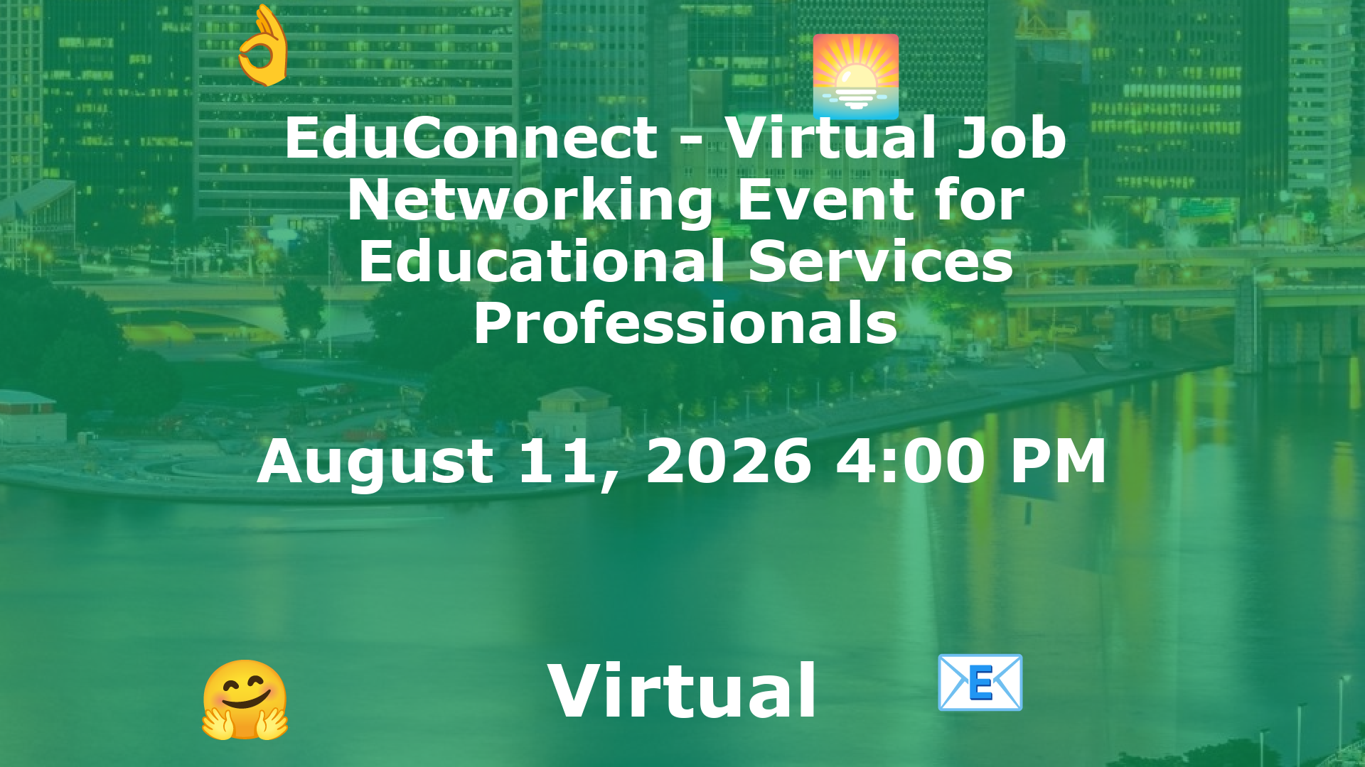 EduConnect - Virtual Job  Networking Event for Educational Services Professionals event image